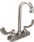 Lead Law Compliant 1.5 GPM 2 Handle 4 Centerset Commercial Bar Polished Chrome