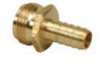 Lead Law Compliant 1/2 Barb X 3/4 FHT Brass Hose Adapter
