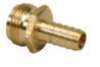Lead Law Compliant 3/4 Barb X 3/4 MHT Brass Hose Adapter