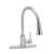 Ccy Lead Law Compliant 1.8 1 Handle Kitchen Faucet With Pull Down Polished Chrome