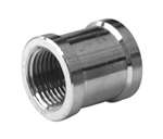 Lead Law Compliant 1/2 Chrome Brass Coupling