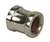 Lead Law Compliant 1/2 X 3/8 Chrome Brass Coupling