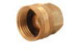 Lead Law Compliant 3/4 FIP X 3/4 FHT Brass Hose Adapter