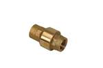 Lead Law Compliant 1/2 Brass Threaded Spring Check Valve