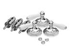 1 Handle Lever Tub and Shower Remodel Kit Polished Chrome