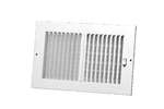 8 X 4 2W 2 Way Sidewall / Ceiling Reg 1/3 Fin White