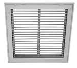24 x 12 Fixed Bar Filter Grill V2 White