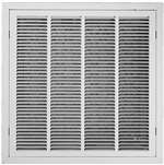 20 X 20 Filter Grill 1/3 Fin T Bar With INS