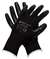 Black Nitrile Foam Coated Gloves Medium