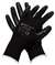 Black Nitrile Foam Coated Gloves Size Large
