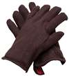 Lined Brown Jersey Gloves 90/10 Large