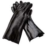 PVC Black 14 Gauntlet Gloves OSFA