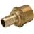 Lead Law Compliant 3/4 Barbed X 3/4 MPT Brass Adapter