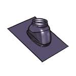 PLYMR Rubber Roof Flashing 6/12 Threaded Only 12/12
