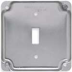 1/2 SQ Surface FIN Cover With 1 Toggle Switch