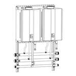 Lead Law Compliant 2 Unit EXT Wall Mount Rack NG