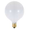 40 Watts G16-1/2 Candelabra White 130 Volts Lamp