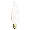 15W Ca-8 Candelabra Clear 120 Volts Lamp