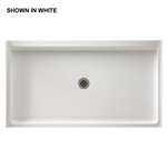 34 X 60 Single THOLD Shower FLR White