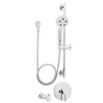 Neo ADA Tub and Shower Combination Chrome With Pressure Balance Valve