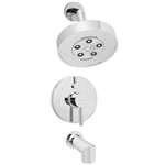 Neo Tub and Shower Combination Chrome With Pressure Balance Valve