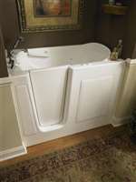 51X31 Right Hand Walk IN Soaking Tub Biscuit