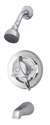 *TEMPTR Tub and Shower Valve Chrome 2.5 Gallons Per Minute With Diverter
