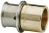 Lead Law Compliant 3/4 X 3/4 BRZ PEX Pressure Tube Adapter