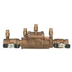 Lead Law Compliant 1-1/4 Bronze Double Check Backflow Preventer Assembly