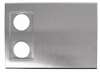Stainless Steel Cover Plate 2 Pack Bright