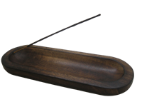 Govinda Handmade Wooden Incense Holder (Boat)
