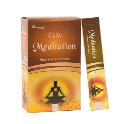 Vedic Meditation Natural Incense Sticks (Box of 12 X 15 grams)