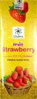 Chakra - Fruit - Strawberry- Incense Sticks (Box of 6 packs of 20 sticks)