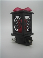 Plug In Oil Warmer - Wood Box  Aroma Lamp