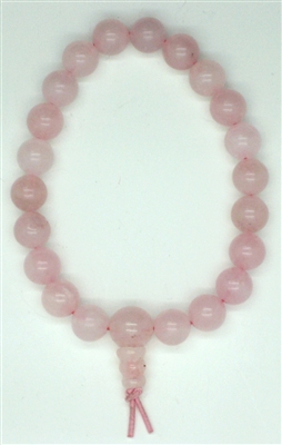 (Rose) Pink Quartz with a Wu Lou Bracelet