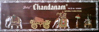Balaji Chandanm Incense Sticks - 15 Gram (12/Box)