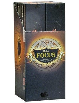 Balaji Focus Incense Sticks - 15 Gram (12/Box)