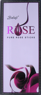 Balaji Rose Incense Sticks - 15 Gram (12/Box)