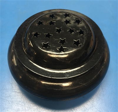 Brass & Wood Black Charcoal/Incense Burner