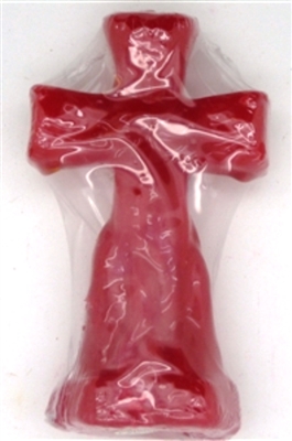 Red Cross Candle - 5'' (DOZEN)