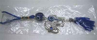 Evil Eye Elephant Amulet - Hanging