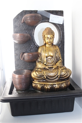 Golden Buddha cascading fountain no arch  Model- 2090