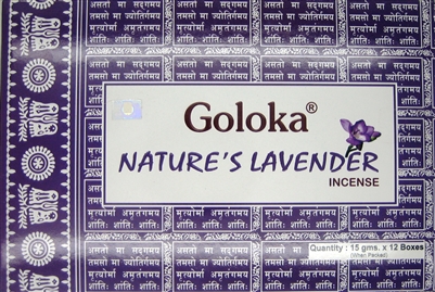 Goloka Nature's Series - Lavender - ( 15 Gms. x 12 Boxes )