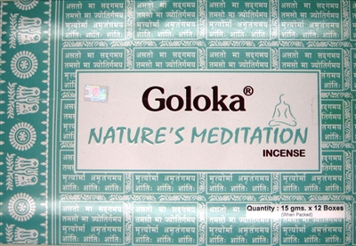 Goloka Nature's Series - Meditation - ( 15 Gms. x 12 Boxes )