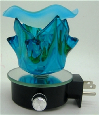 Plug In Assorted Crystal Aroma Lamp