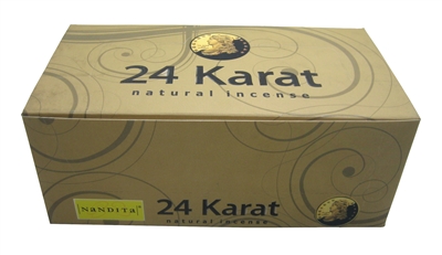 Nandita 24 Carat Incense Sticks 15 Grams (12/Box)