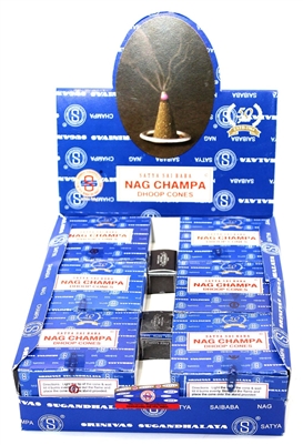 Satya Sai Baba Nag Champa Incense Dhoop Cones