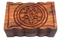 Rosewood Box Tree of Life (6x4")