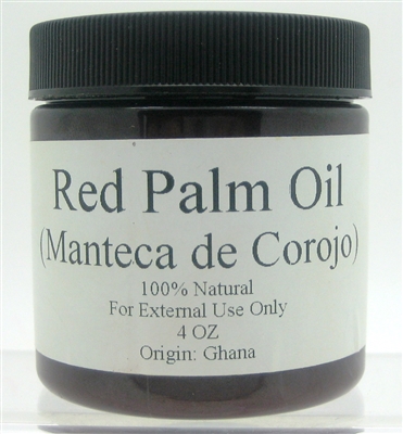 Red Palm Oil - 4 oz. (Manteca de Corojo)