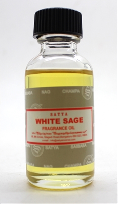 Satya Fragrance Oils - White Sage - 30 mL Bottle (BNG) - Single